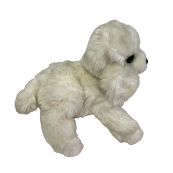 Vintage Dakin Applause White Poodle Plush Stuffed Animal Toy 8" Soft Fluffy Coll - Picture 15 of 16